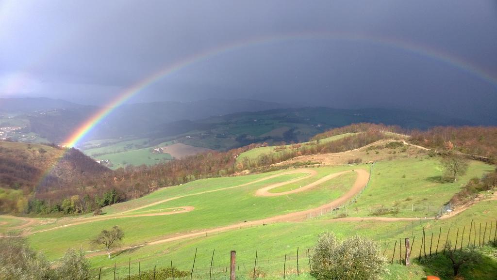 Agriturismo La Terrazza Valfabbrica ภายนอก รูปภาพ
